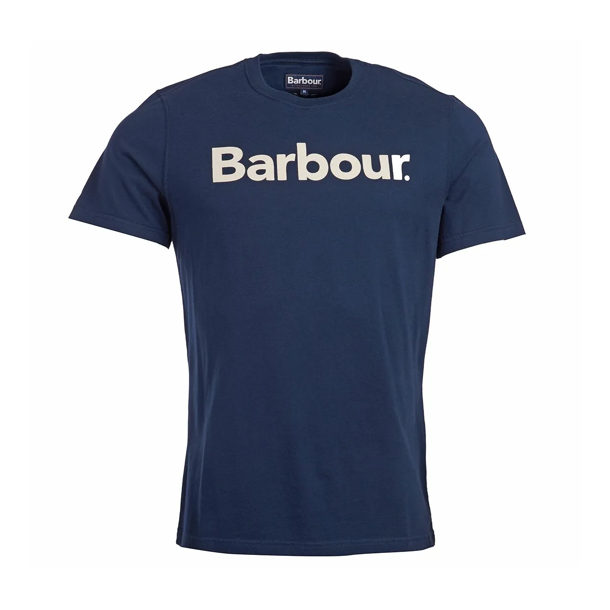 T-shirt Barbour Logo Blu