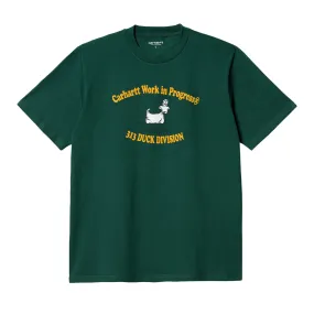 T-shirt Carhartt WIP  S/S 313 Duckdivision Verde