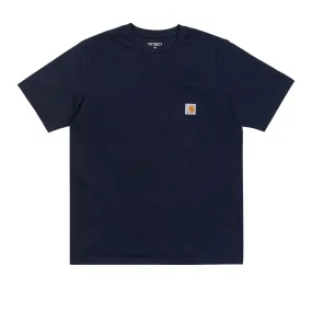 T-shirt Carhartt WIP  S/S Pocket Blu Navy