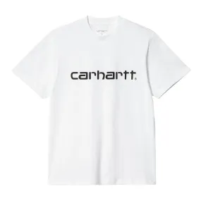 T-shirt Donna Carhartt WIP W' S/S Script Bianco