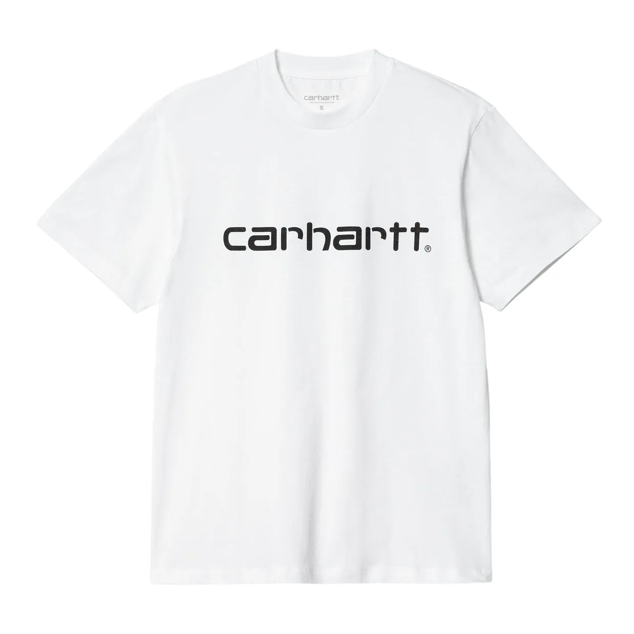 T-shirt Donna Carhartt WIP W' S/S Script Bianco