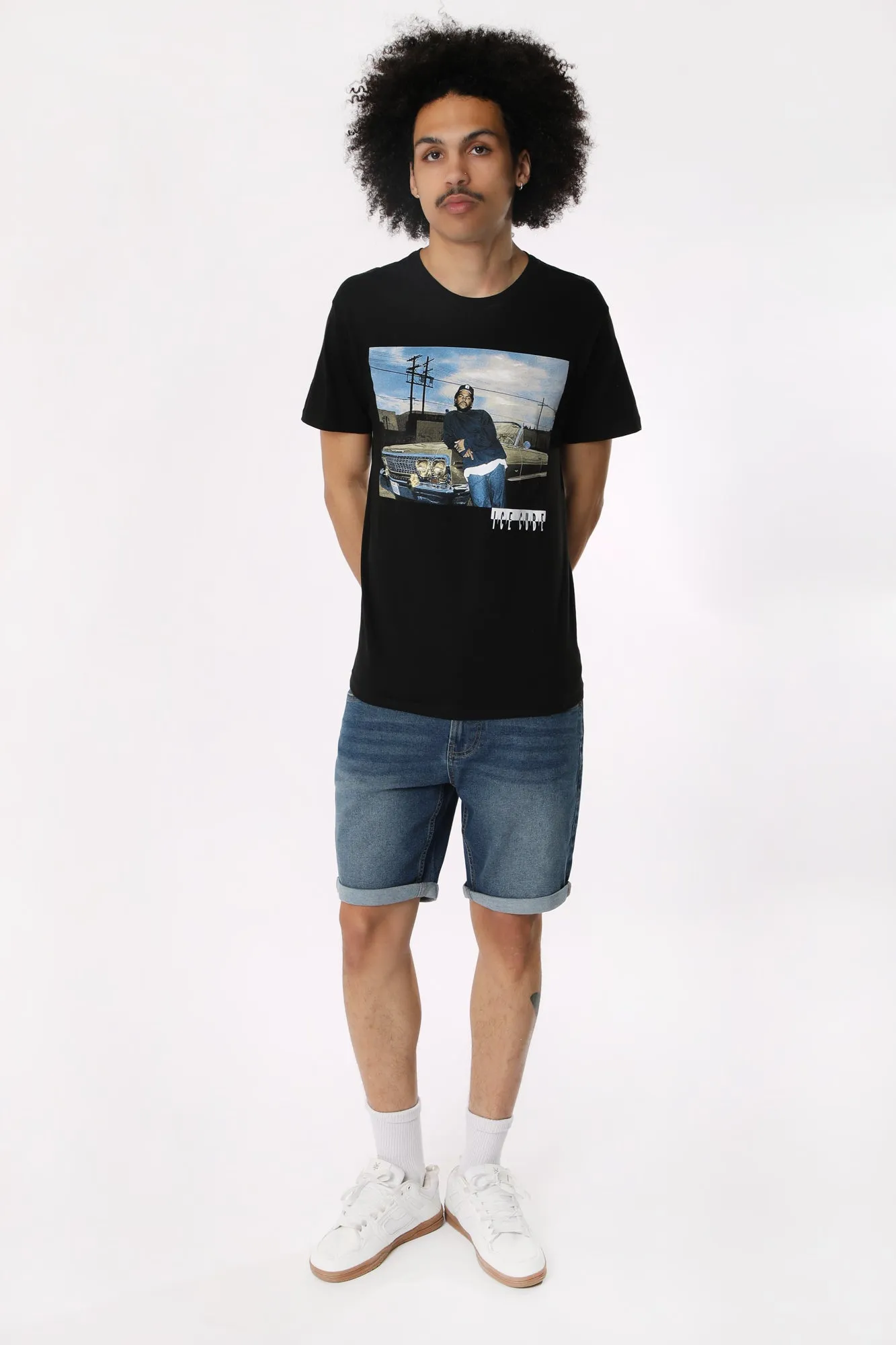 T-Shirt Imprimé Ice Cube Homme