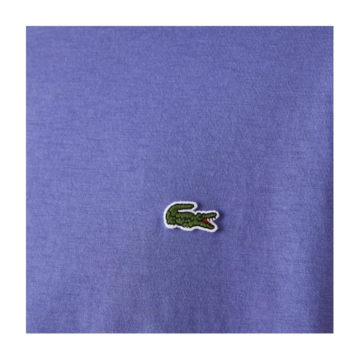 T-shirt Lacoste Girocollo Cotone Pima Viola (4PW)