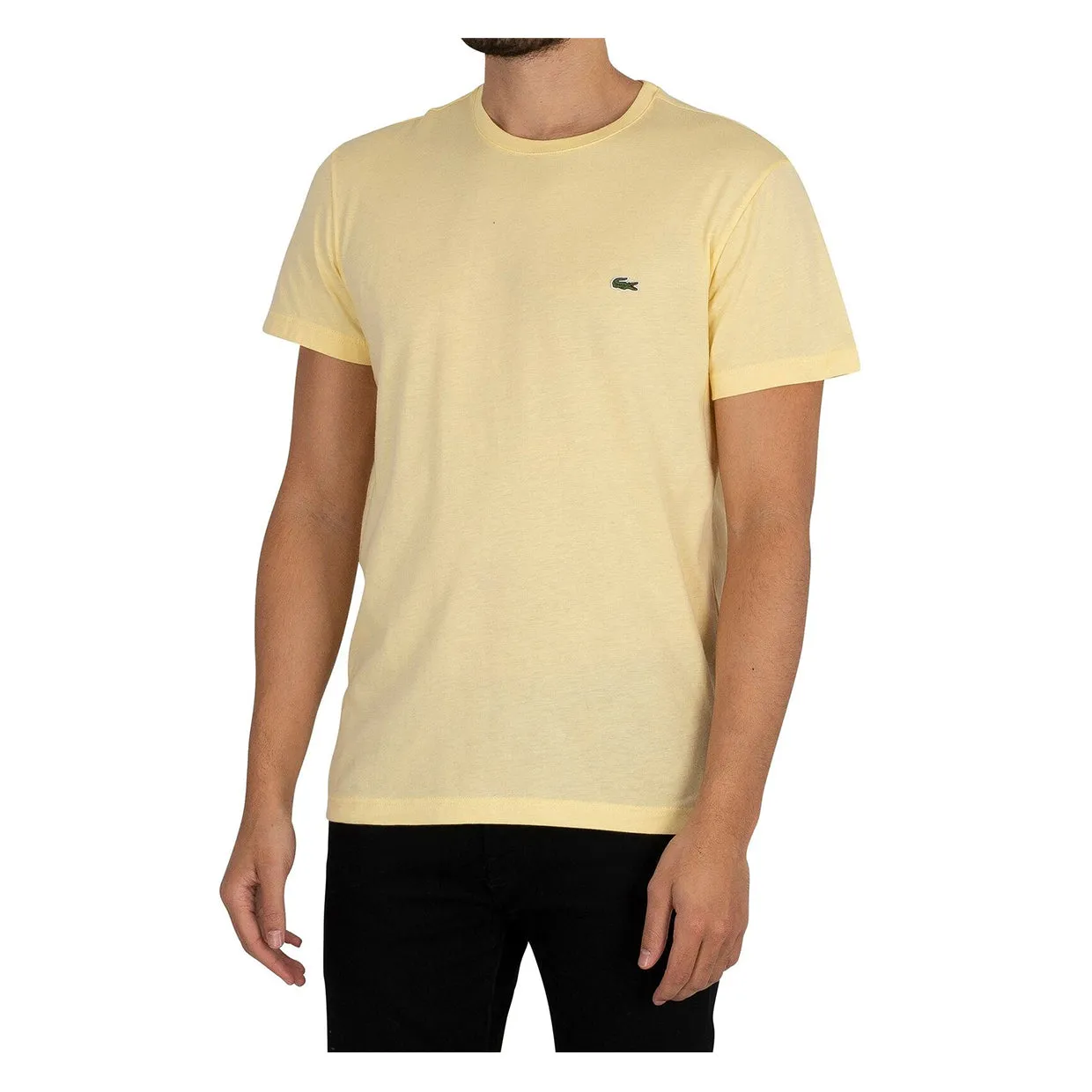 T-shirt Lacoste Girocollo Giallo