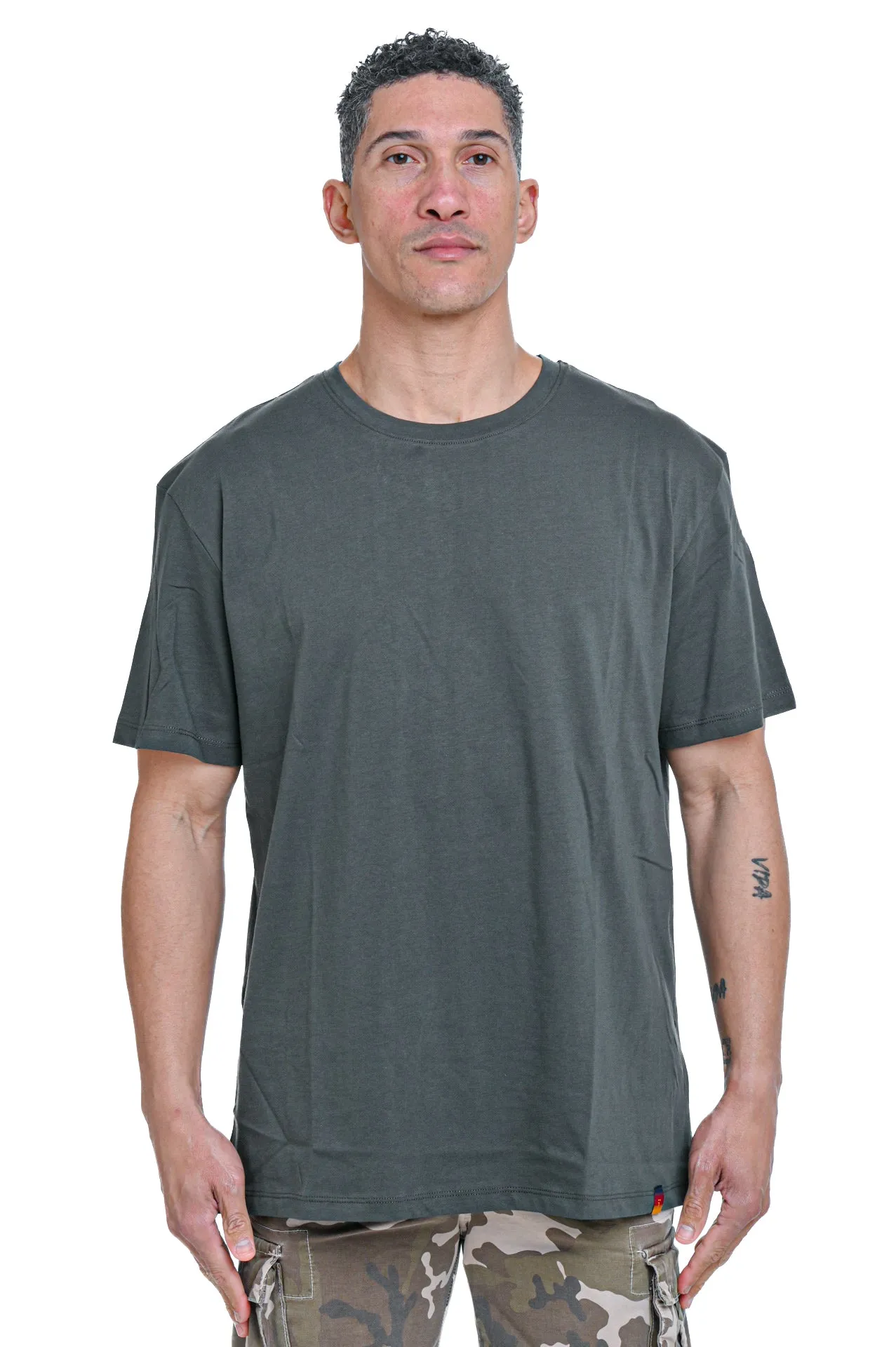 T-Shirt loose DPE 2403 Over Militare SS24