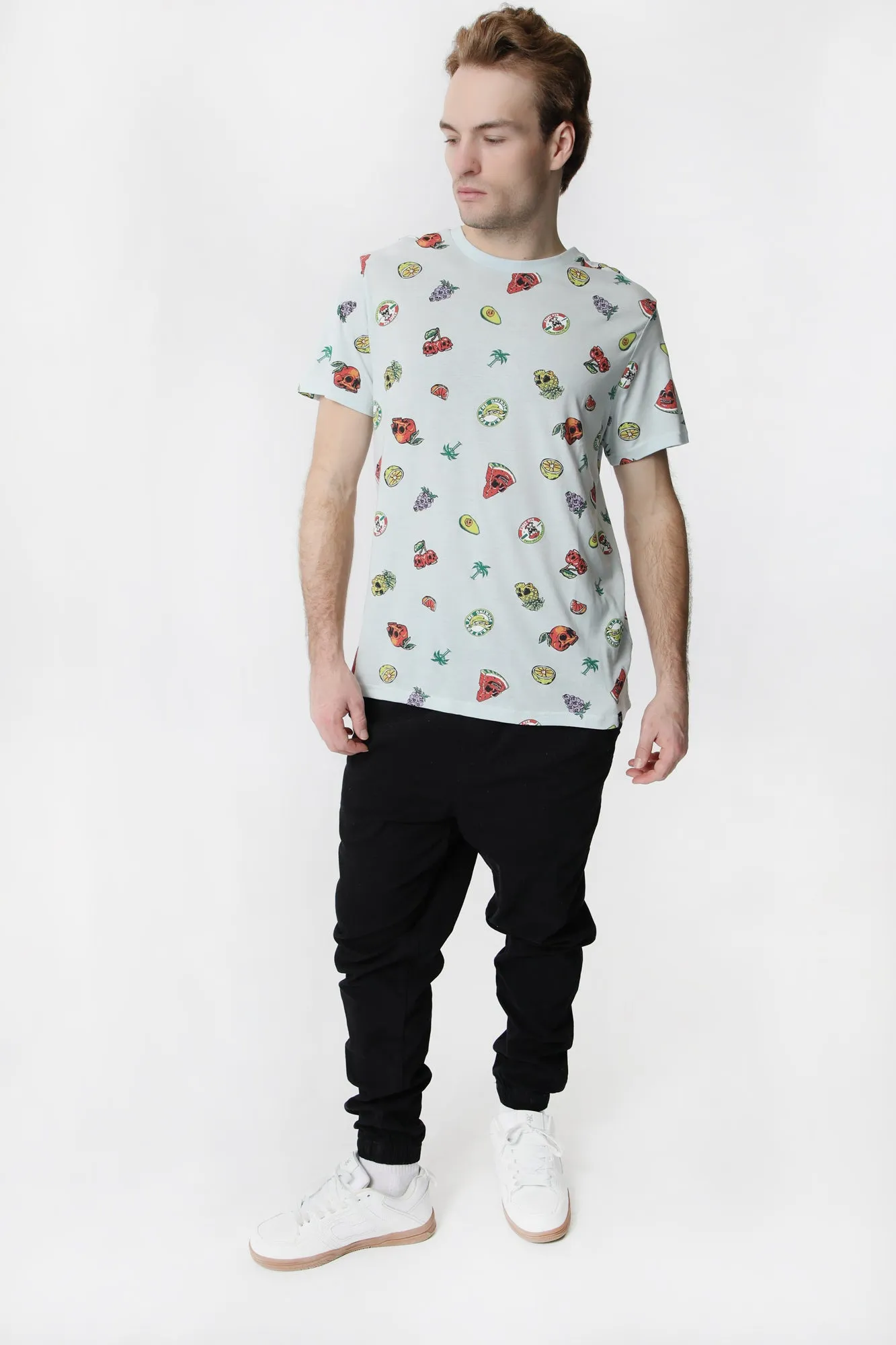 T-Shirt Motif Fruits et Crnes Arsenic Homme