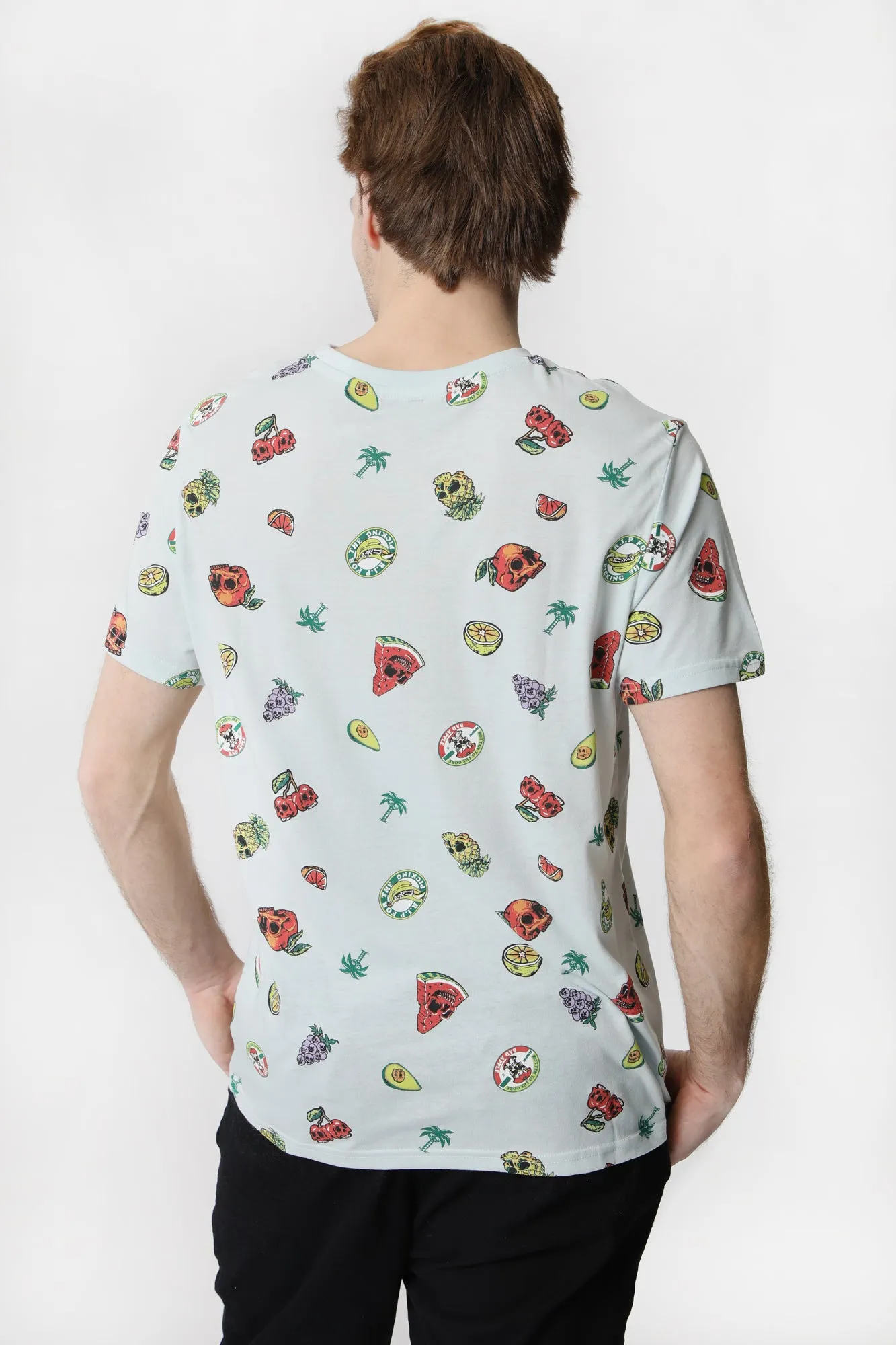 T-Shirt Motif Fruits et Crnes Arsenic Homme