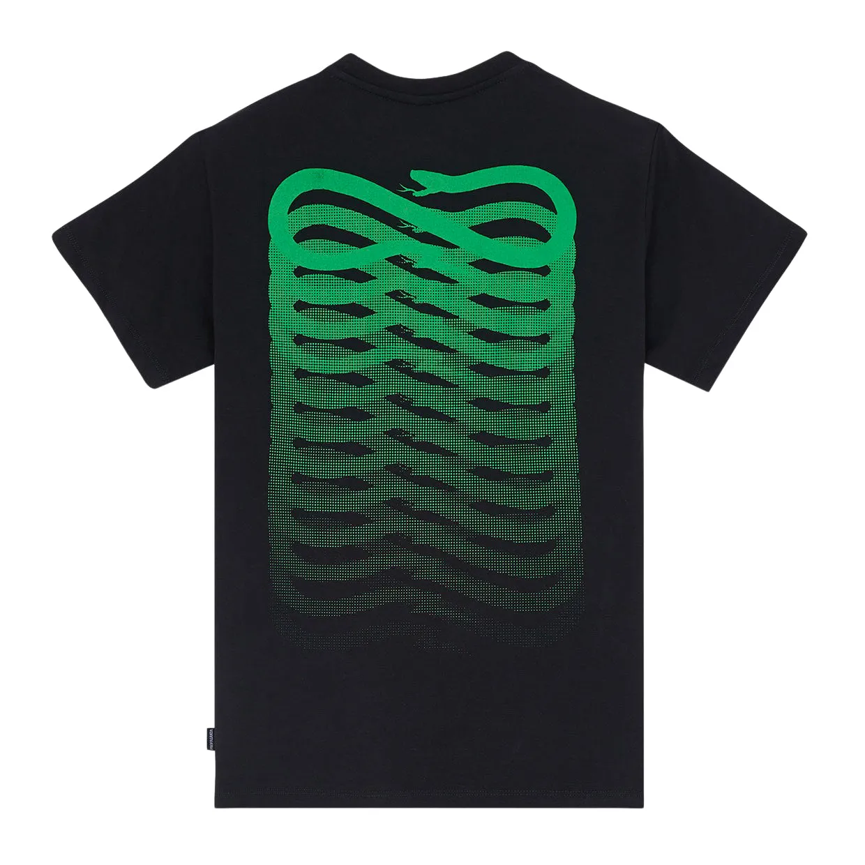 T-shirt Propaganda Ribs Bianco Nero / Verde