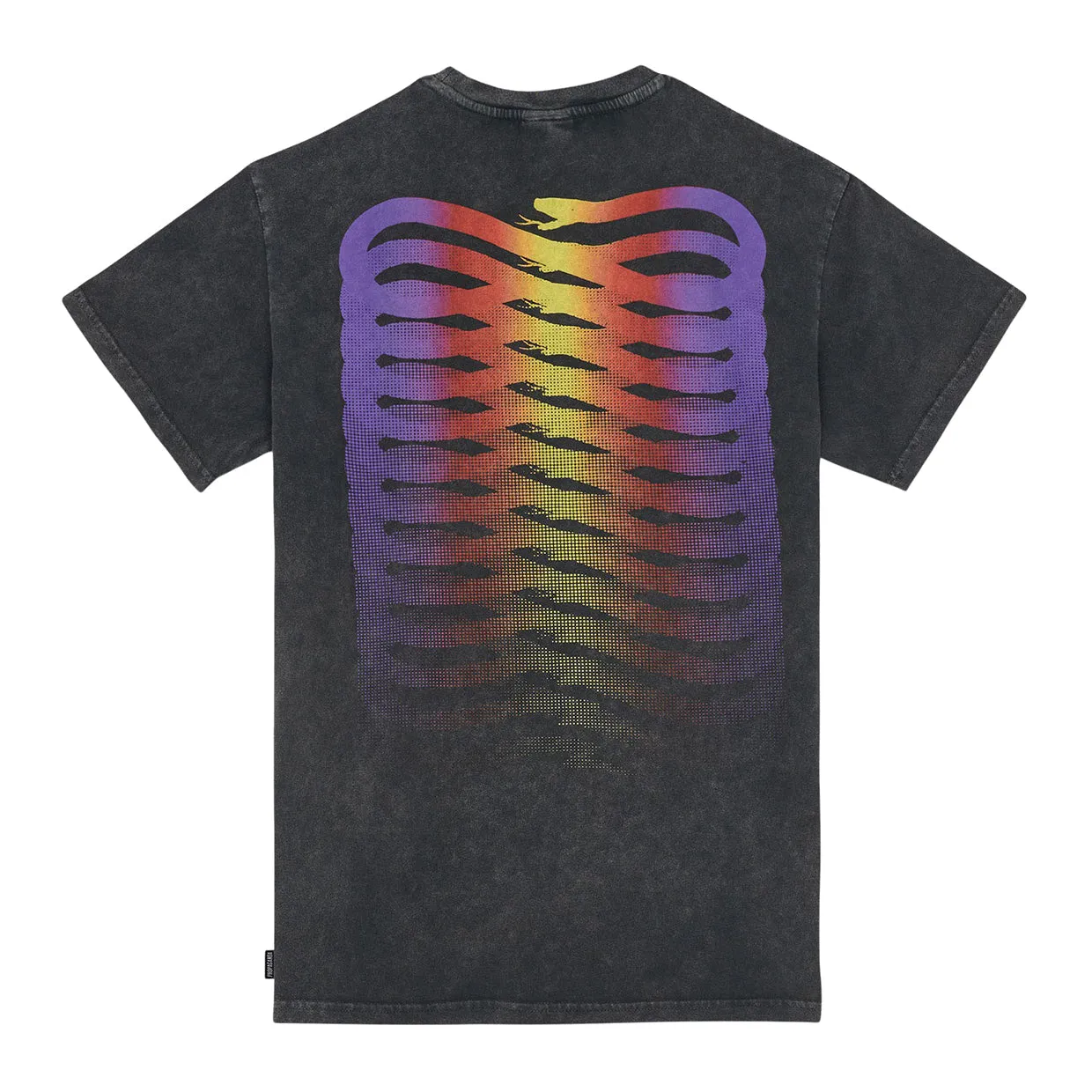 T-shirt Propaganda Ribs Gradient Nero Stone