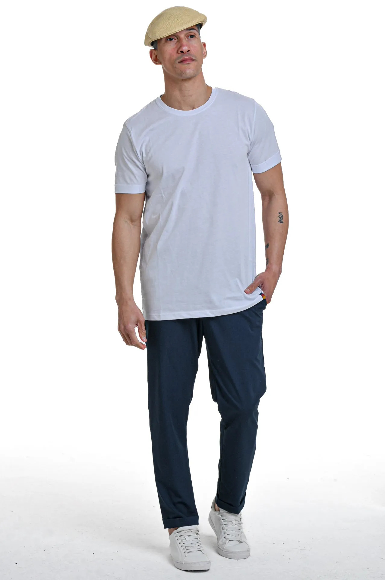 T-Shirt regular DPE 2401 Jersey Bianco SS24