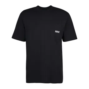 T-shirt Uomo Barbour International Radok Pocket Nero