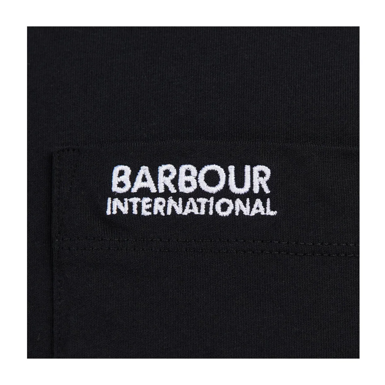 T-shirt Uomo Barbour International Radok Pocket Nero