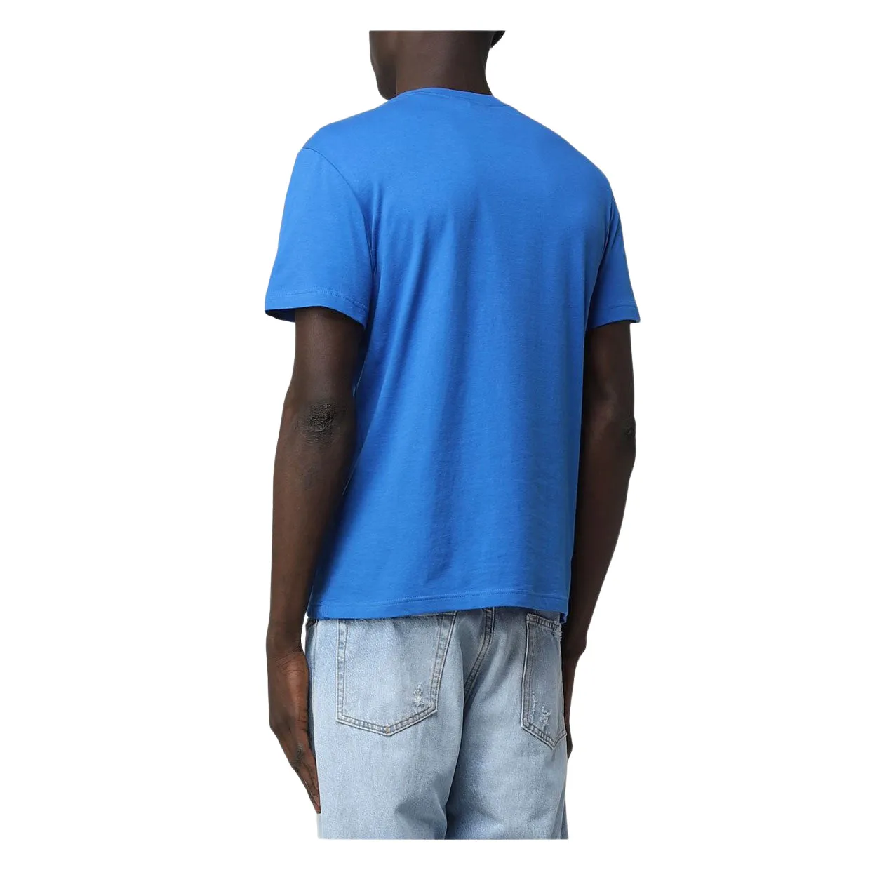 T-shirt Uomo Lacoste Girocollo Blu (KXB)