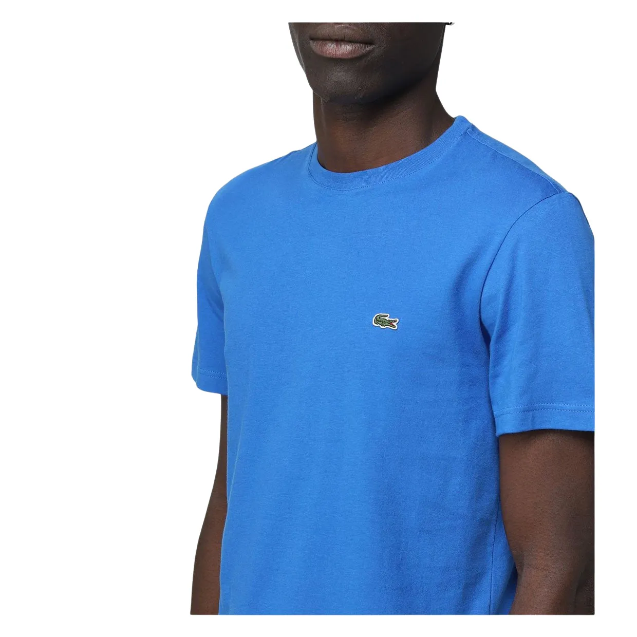 T-shirt Uomo Lacoste Girocollo Blu (KXB)