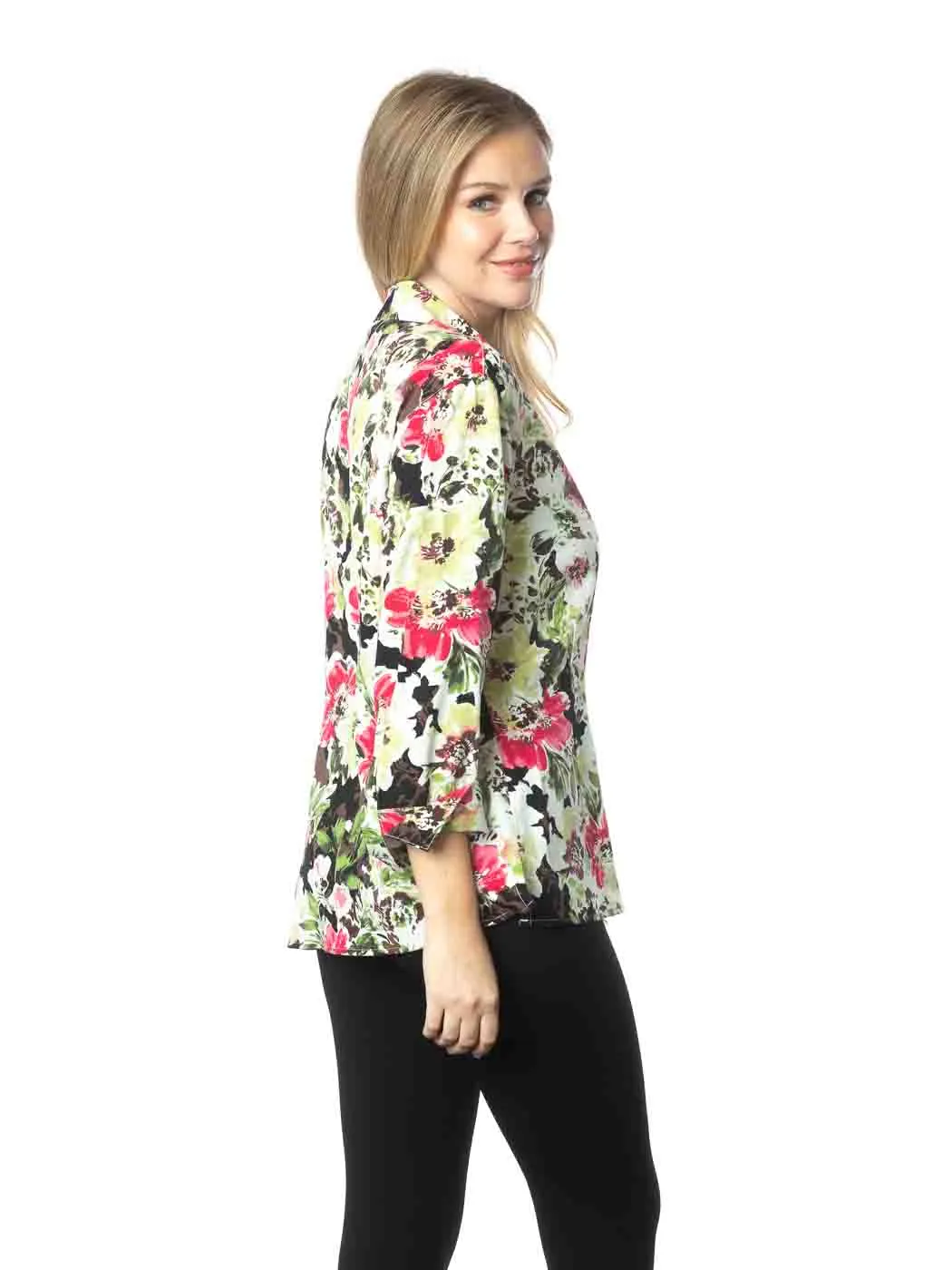 Tianello TENCEL™ "Xandra" Print "Suzy" Blouse