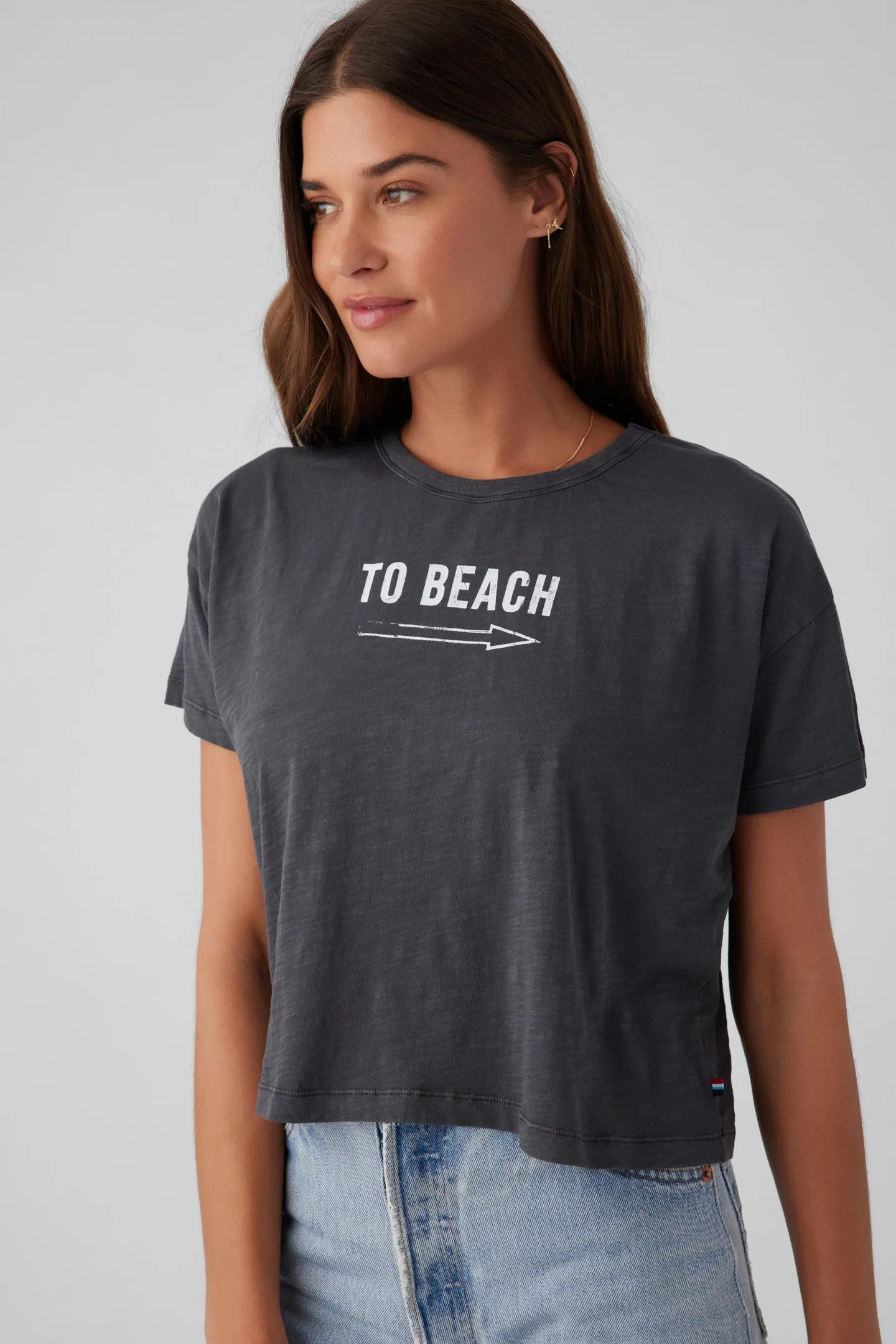 To Beach Boxy Tee