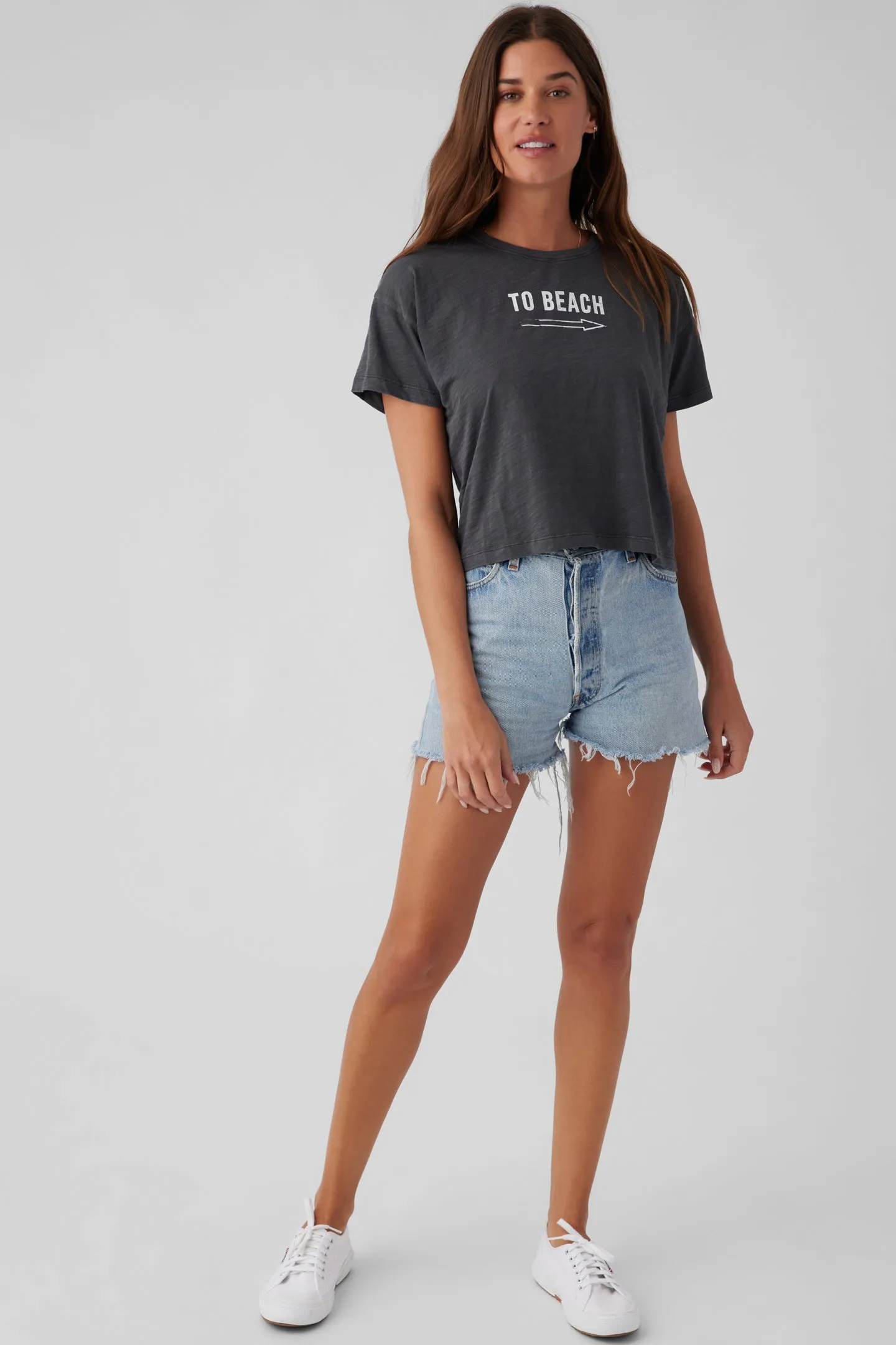 To Beach Boxy Tee