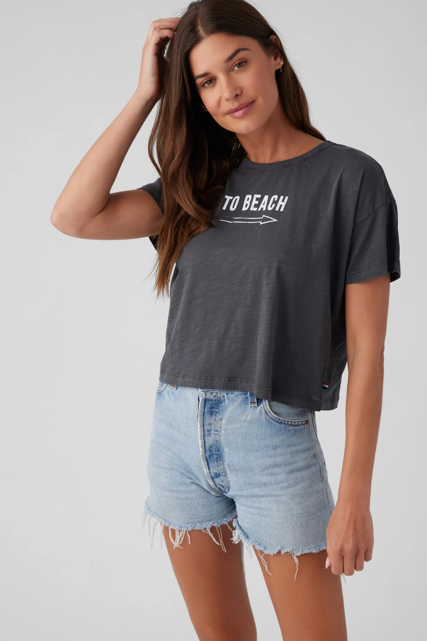 To Beach Boxy Tee