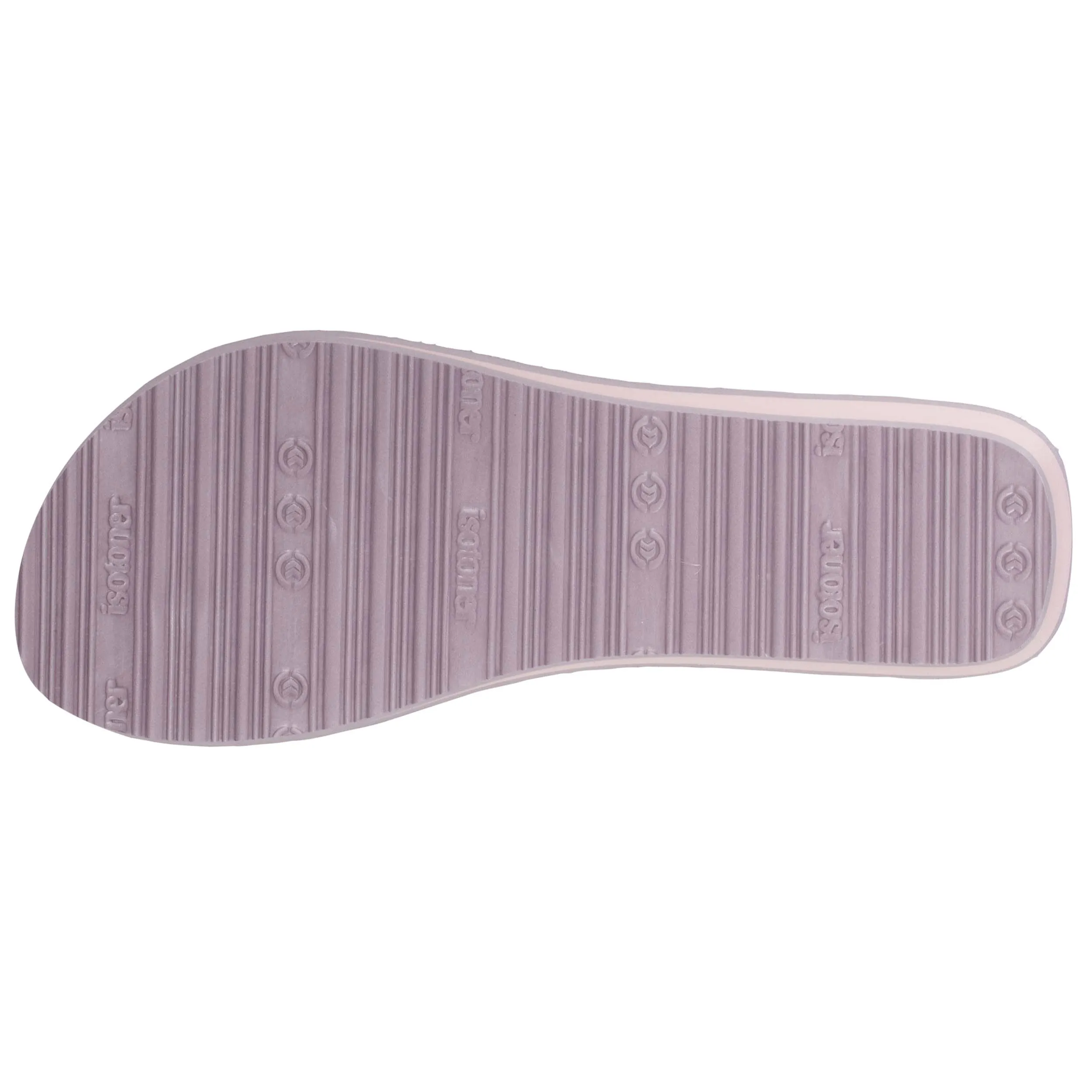 Tongs Femme imprimé cachemire talon Taupe