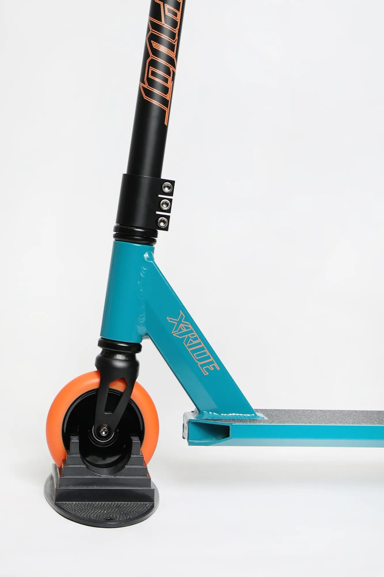 Trottinette X-Ride Bleue et Orange Pivot