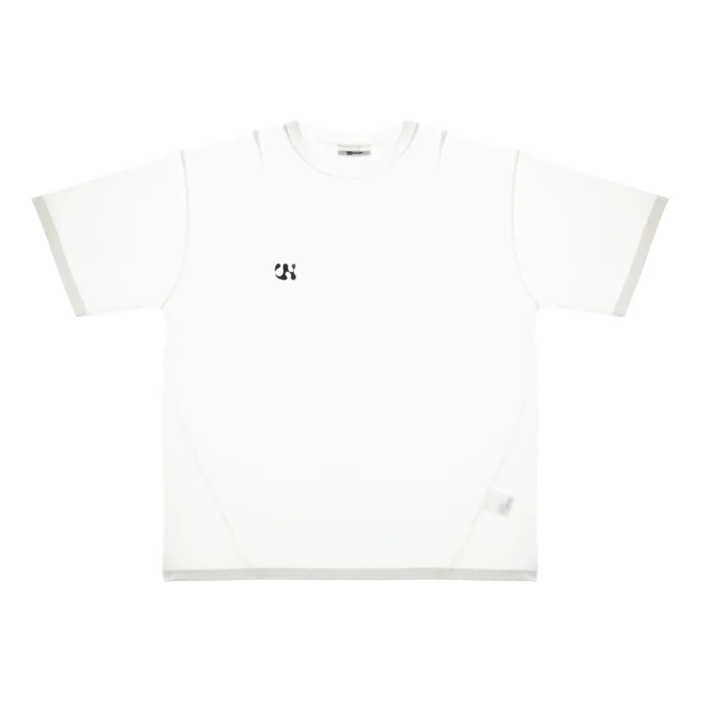 UNTITLED 003 [UN] LOGO T-SHIRT-WHITE