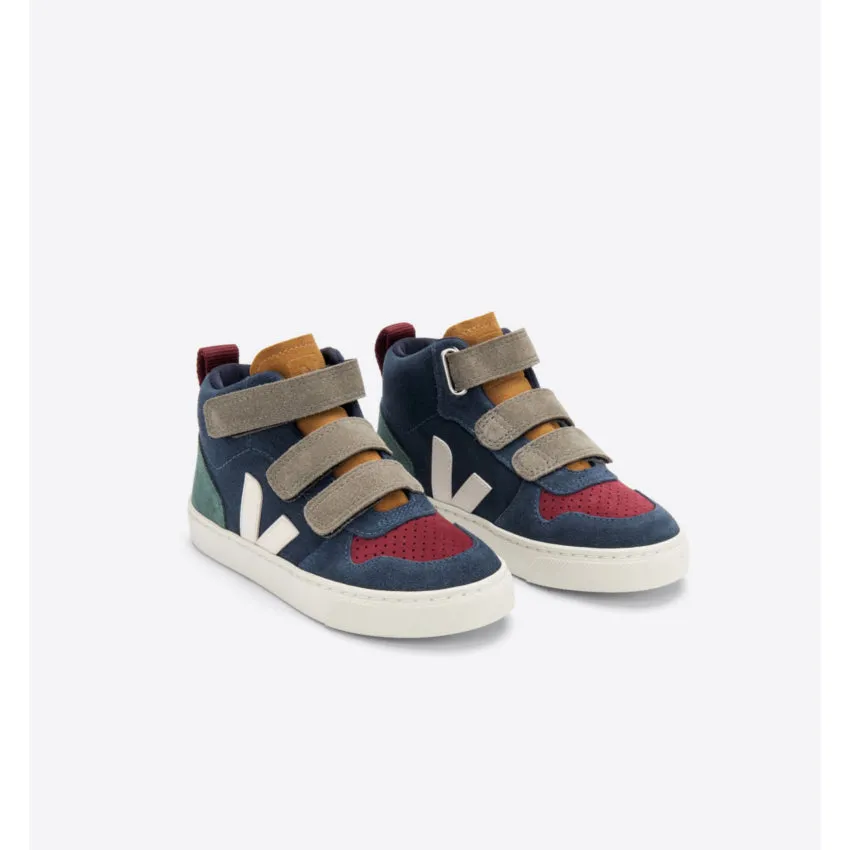 VEJA SNEAKERS SMALL V-10 MID SUEDE DV0303028C MULTICOLOUR