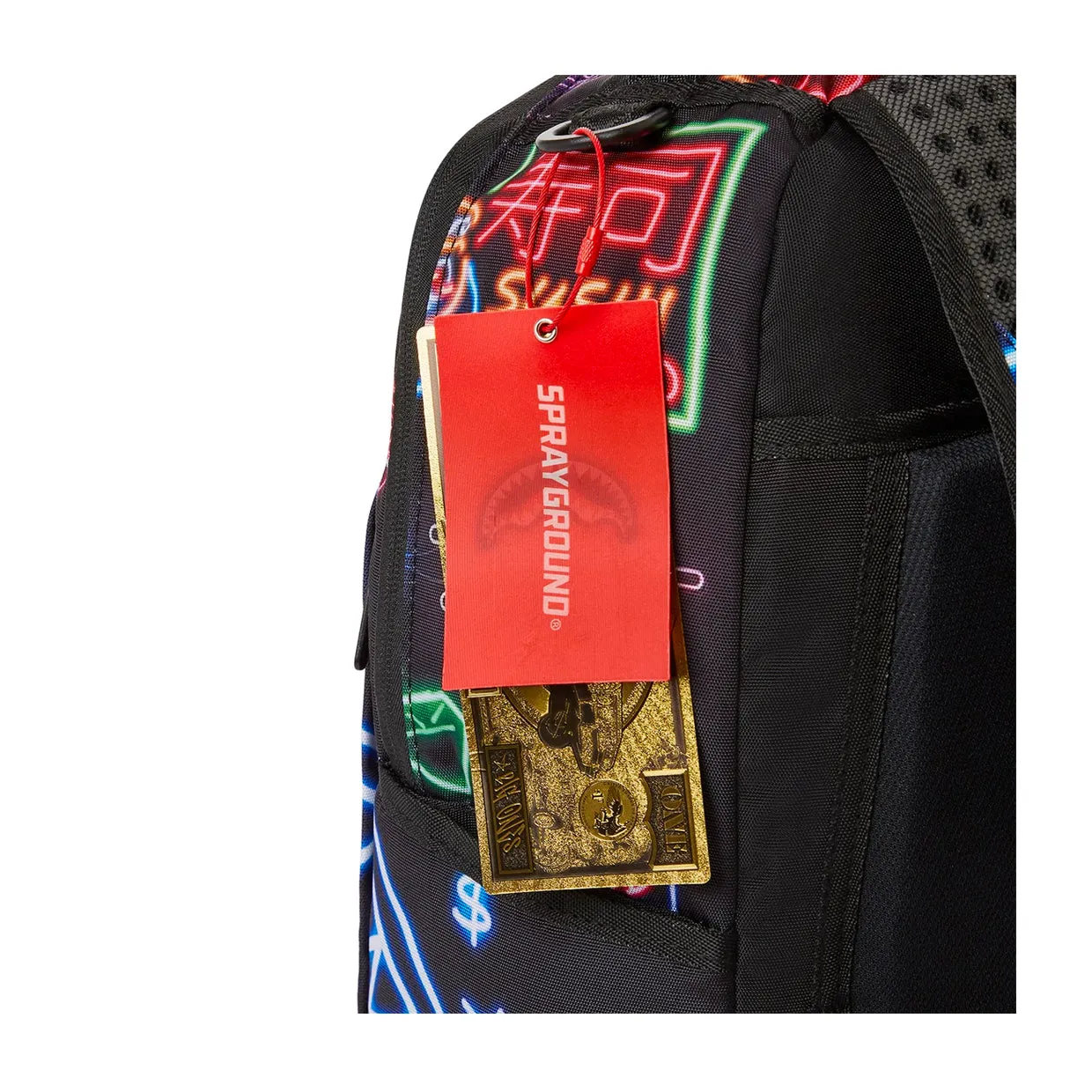 Zaino Sprayground Neon Shujuki Nero Multicolor